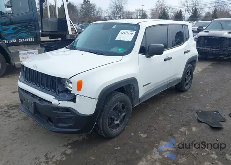 2017 Jeep Renegade Sport 4X4 from USA, damaged, VIN ZACCJBAH3HPG35374